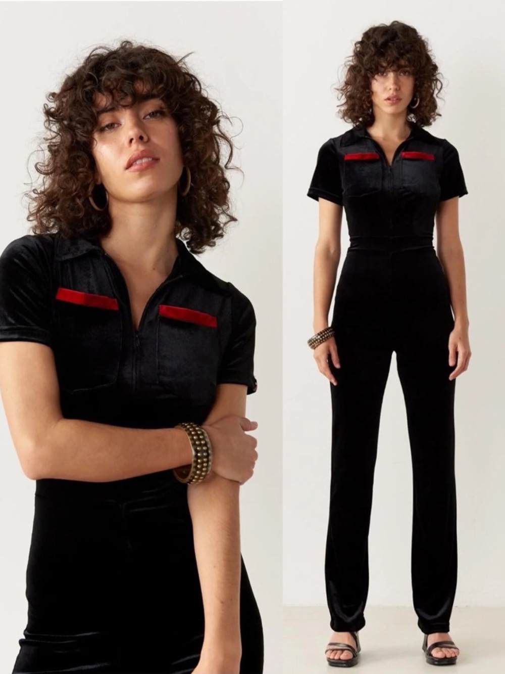 Peachy Den | Kernel Velvet Jumpsuit